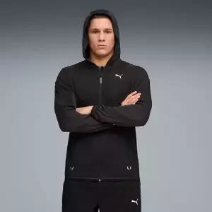 갤러리아 푸마(PUMA) 남성 플렉스 패브릭 믹스 자켓52830001/블랙
