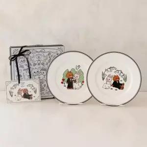 데일리라이크 그릇 접시 2p 결혼 선물세트 웨딩 플레이트 신혼 식기