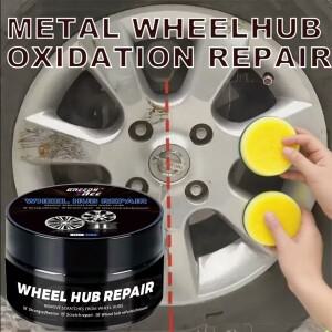 범용 호환 휠 허브 수리 키트  알로이 림 스크래치 제거제 블랙 앤 화이트 실버리 알루미늄 합금 크롬 도금