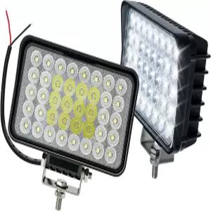 plonly LED 트랙터 트럭 작업 보조등 10-30V 2Pcs 6인치 콤보 빔 중장비 굴착기 오프로드 조명 장비 차량