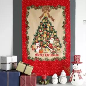 성탄절 트리 파티 벽 문 가리개 장식 성탄절벽지 겨울장식 파티용품 홈파티 장식소품