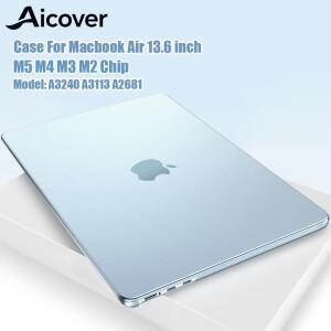 2026 맥북 에어 13.6인치 M5 M4 M3 M2 A3240 A3113 A2681 용 노트북 케이스, 초슬림 무광