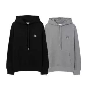 메종키츠네 그레이폭스 후드티 