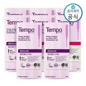 [템포] 레귤러 40매 + 슈퍼 40매 탐폰 생리대 총 80매