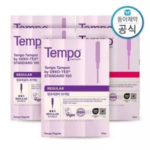 템포 오리지널 탐폰 체내형생리대 레귤러/슈퍼 100매