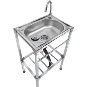 싱크대 캠핑장 사무실 개수대 주방 미니 휴대용 간이 씽크대 이동식 카페