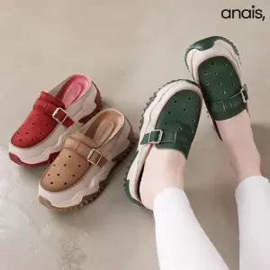 [아나이스] 키높이 통굽 뮬스니커즈 6cm_26S140