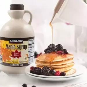 코 스트코 커클랜드 메이플시럽 1L 캐나다산 단풍시럽 와플 팬케...