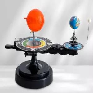 3구 지구 달 교육 시뮬레이션 달모형 위상 행성 자전 회전 교구