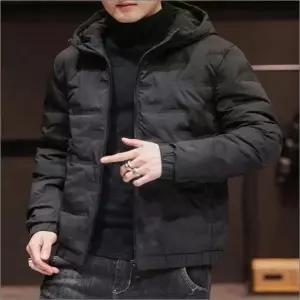 숏패딩 남성 후드 겨울 패딩 점퍼 엠보