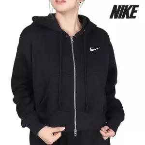 여성용 후드집업 /c6- HV2427-010 / 우먼스 스포츠웨어 피닉스 플리스 루즈 풀집