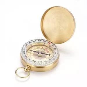 [콩심팥심]등산 야광 나침반 휴대용 지도 미니