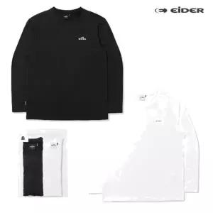 [롯데백화점]아이더 남성 봄 기능성 1+1 2팩 긴팔 라운드 티셔츠 (DMP23282)
