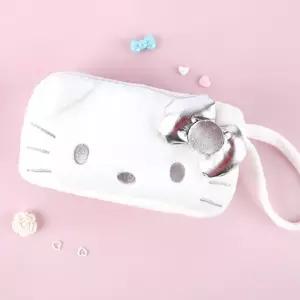 산리오 헬로키티 실버 사각 파우치 다용도 화장품 소품 수납 파우치 C2-258511