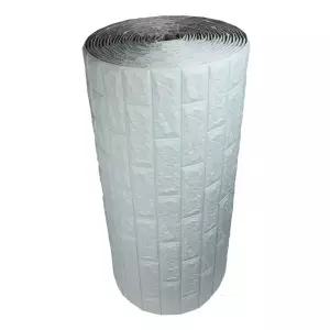 부착식 3D 입체 단열벽지 1M x 20M 스카이블루 보온