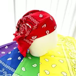 (별별창고)G 페이즐리 손수건 스카프 등산 반다나