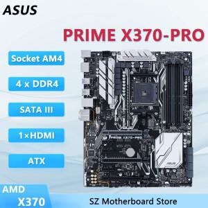 ASROCK PRIME X370-PRO 마더보드 X370 메인보드 AM4 CPU 지원 라이젠 5 5600G 7 5500 9 3900X 램 DDR4 M.2