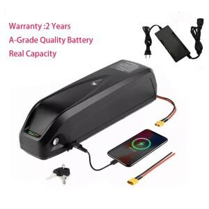 Hailong 전기 자전거 배터리 다운 튜브 36V 48V 52V 10Ah