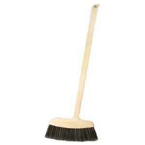 천연 원목 청소솔 특대형 긴손잡이 마루 현관 베란다 먼지털이 바닥청소 가정용