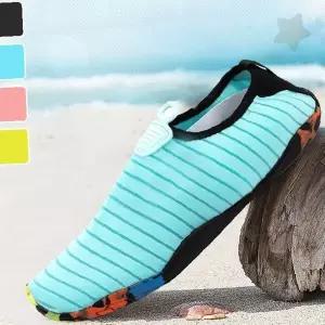 물놀이 아쿠아슈즈 남녀공용 스트라이프 논슬립 해변 워터파크 여름 신발