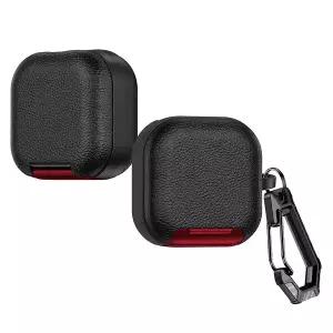 [모든지]갤럭시 버즈4/버즈4프로 호환 거치형 빈티지 키링 가죽핏 케이스