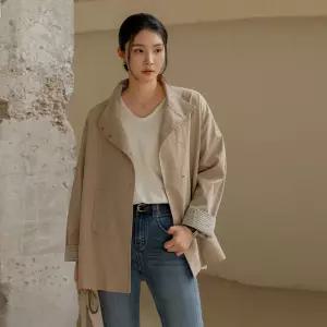 [에데르] 미흐 하이넥 크로스백 야상 SET