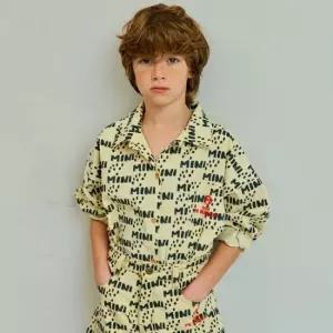 미니레오파드 올오버 우븐 셔츠 BUTTER)