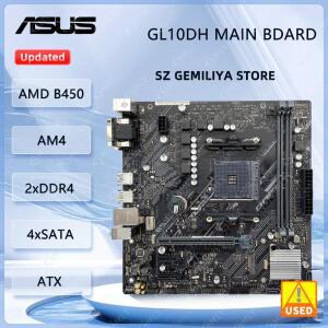 아수스 B450 메인보드 GL10DH AM4 라이젠 5 5600G 3400G 1700 CPU용 DDR4 128GB M.2 마이크로 ATX