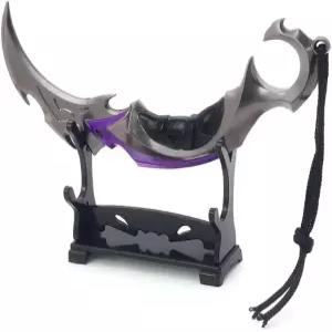 슈퍼바이박스 게임 발로란트 리버 카람빗 나이프 단검 모델 액션 피규어 장난감 컬렉션 열쇠고리 선물 책상