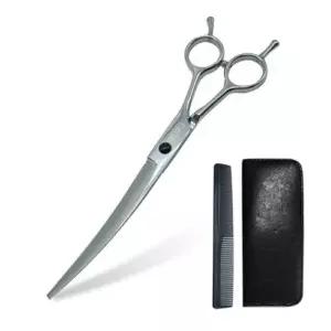 펫전용 커브가위7인치 생활 블랙볼트 반려동물 미용가위 목욕 모모 [fD6ED06]