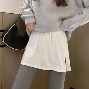 레이어드티 밴딩 페이크 스커트 허리밴딩