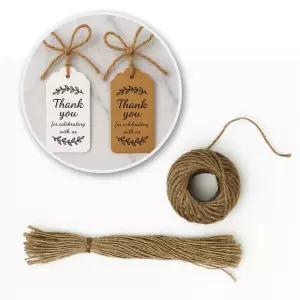 포장용 마끈 트와인끈 공예 리본끈 절단형 100개입