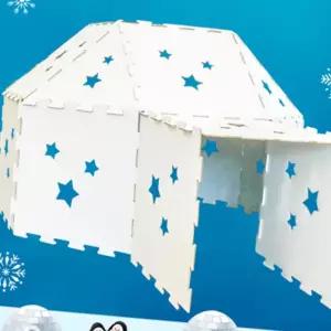 (올핀)대형종이집 만들기 이글루 플레이하우스 종이박스집