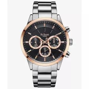 [정품] 세인트스코트런던 하토르 멀티 남성 메탈 시계 ST3056M-RBS 1045093