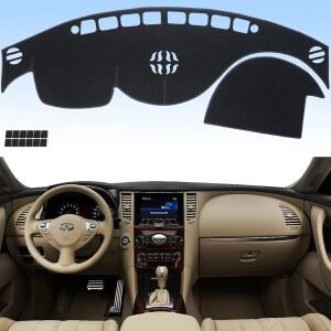 2009년 AUQDD 대시보드 커버 대시 반사 눈부심 특이한 냄새 모델이 차량에 FX35 HUD 플란넬 2012년형 FX50 2010년 매트 인피니티 FX37