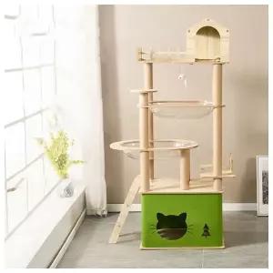 멀티 고양이 스크래쳐 캣타워04 고양이집 고양이휴식공간 고양이집추천 고양이놀이터 캣하우스