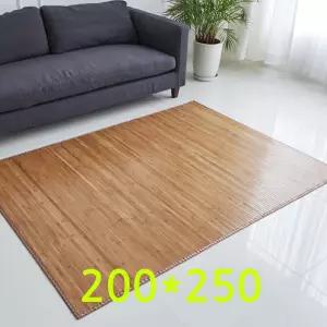 200x250 특대형 대나무깔판 여름용돗자리 러그 패드 침대 원목