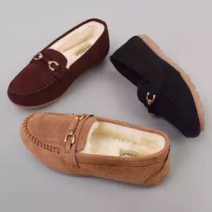 밍크 스웨이드 털신 겨울로퍼 가벼운 방한화 모카신 ytT6+6NWy