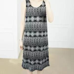 나시원피스 여름 빅사이즈 나시 롱 스판 쿨 원피스 국내생산