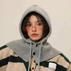 후드넥워머 겨울 방한후드 여자후드워머