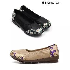 [하프클럽/보그샷]행텐 HT-81-2 여성용 플라워 자수 컴포트화 쿠션 단화 효도