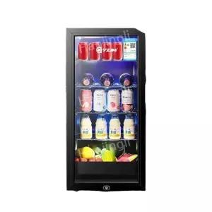 가정용 원룸 유리문 진열 미니바 음료수냉장고 쇼케이스 사무실 냉장고 소형 모텔 보
