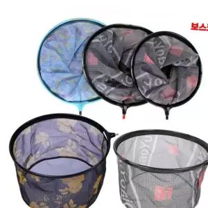 뜰채망 민물 낚시 원형 뜰망 그물망 나사식 헤드 장대 어망 해루질 뜰채