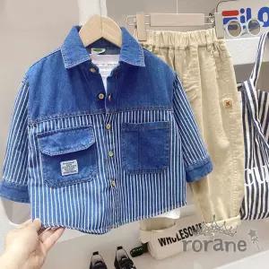 남아 청색 남방 청 자켓 Vph2+6nGi