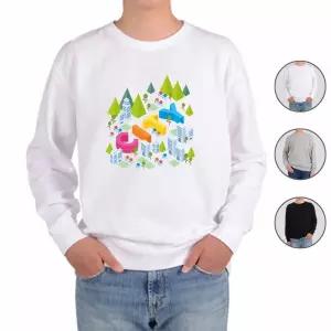 맨투맨 프린팅티셔츠 3차원 입체세상 AA ZsA5+3HrC