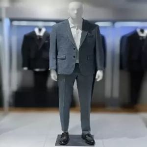 [트루젠][트루젠] 트루젠 그레이블루 린넨라이크 셋업수트 캐쥬얼 정장 326624011044-2 (P003114467)