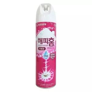 해피홈 자몽향 수성 에어로졸 모기약 500ml