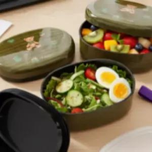 빈티지 테디베어 곰돌이 찬합 직장인 도시락통 세트