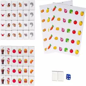 그라시아스 마작 블록 세트 DIY 스티커 50개118인치 휴대용 플라스틱 가방 포함 타일 게임