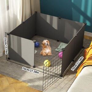 개 울타리 소형 홈 실내 지역 욕실 화장실 Anti 동물 애완 1 침실 개집 케이지 Jailbreak